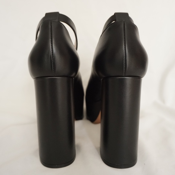 Gianvito Rossi MANILA Black Leather Platform Mary Jane Shoes Trendy!! - Picture 9 of 13